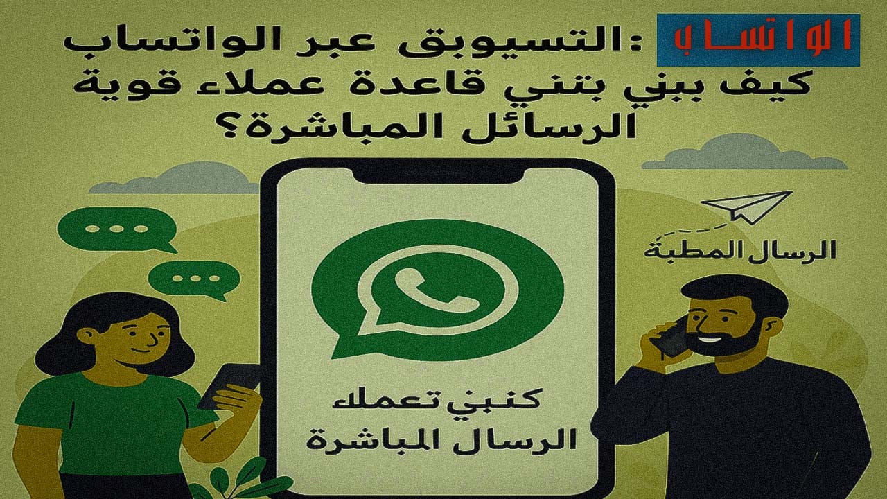 التسويق عبر الواتساب :كيف تبني قاعدة عملاء قوية باستخدام الرسائل المباشرة؟
